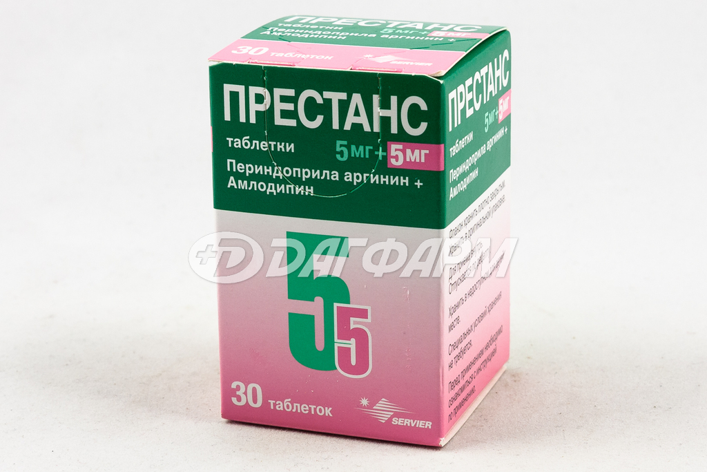 ПРЕСТАНС таблетки 5мг+5мг №30