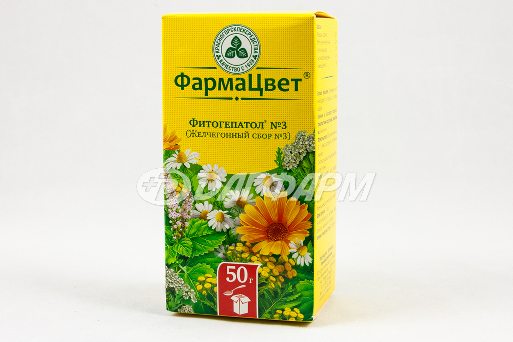 ФИТОГЕПАТОЛ №3 (Желчегонный сбор №3), пачка 50г