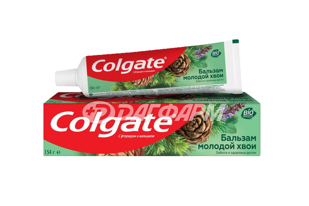 COLGATE  колгейт паста зубная бальзам молодой хвои 154г(100мл)