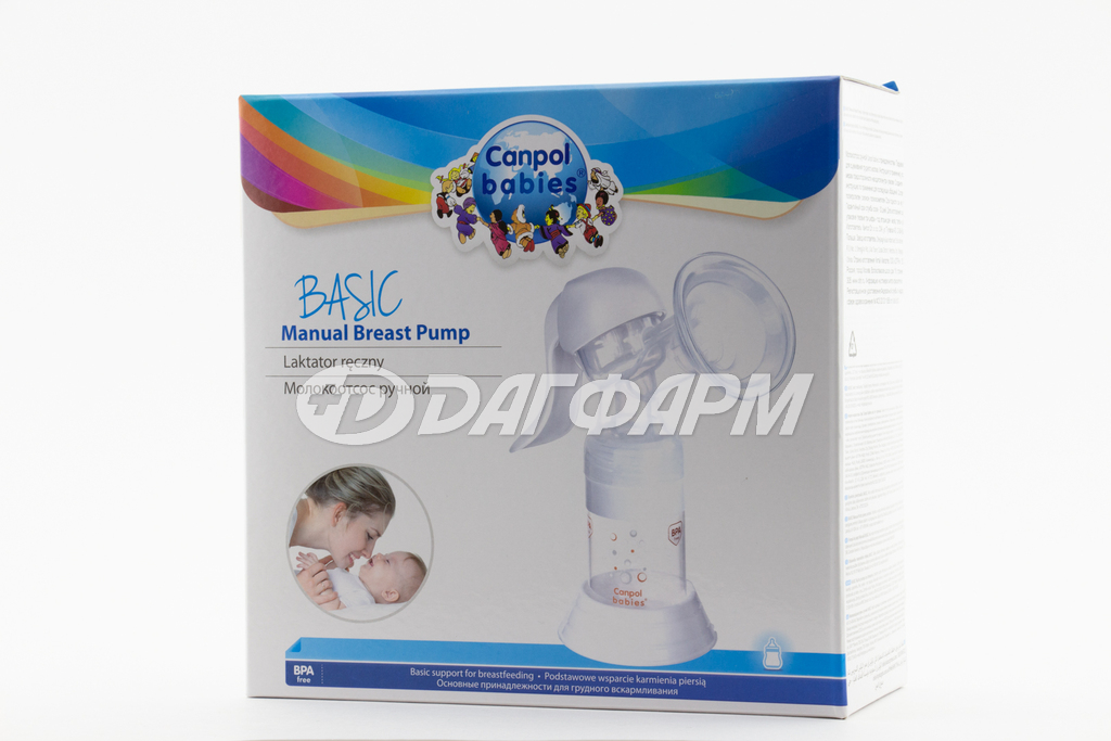 CANPOL BABIES канпол молокоотсос ручной бэйсик 12/205