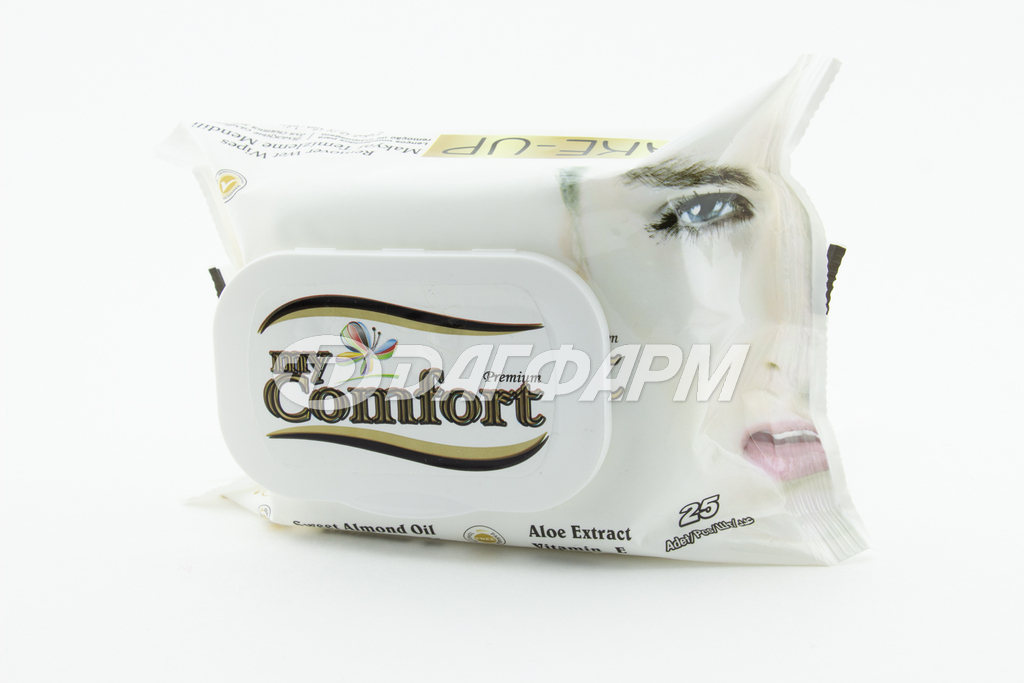 MY COMFORT салфетки влажные косметические №25