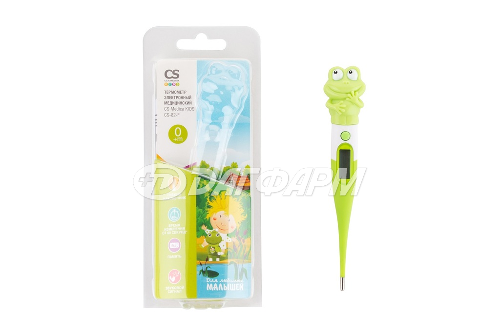 СИ ЭС МЕДИКА термометр электронный лягушка cs-82-f kids