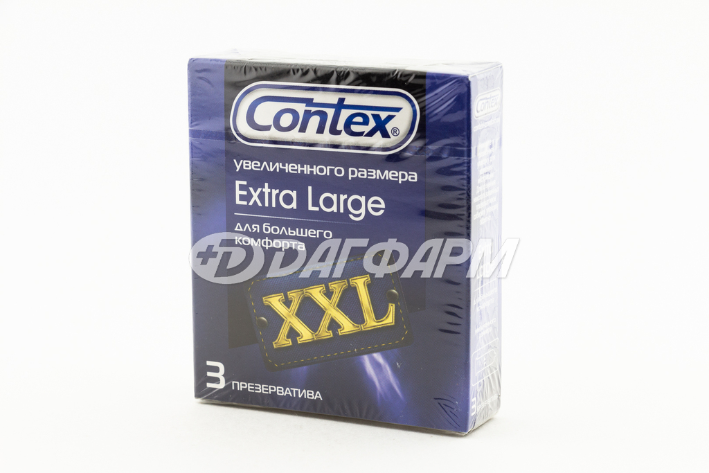 CONTEX презервативы EXTRA LARGE увеличенного размера XXL №3