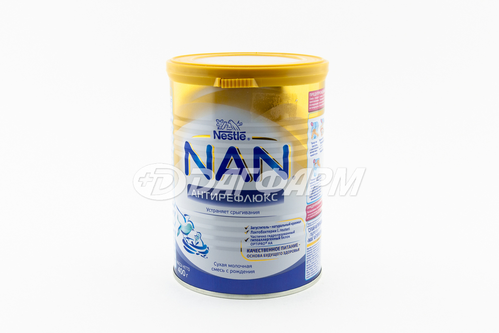 NAN Антирефлюкс, смесь сухая молочная, 0мес+  400г