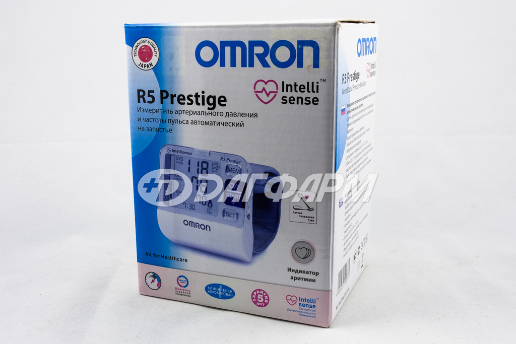 OMRON омрон тонометр автомат на запястье r5 престиж (hem-6052-ru)