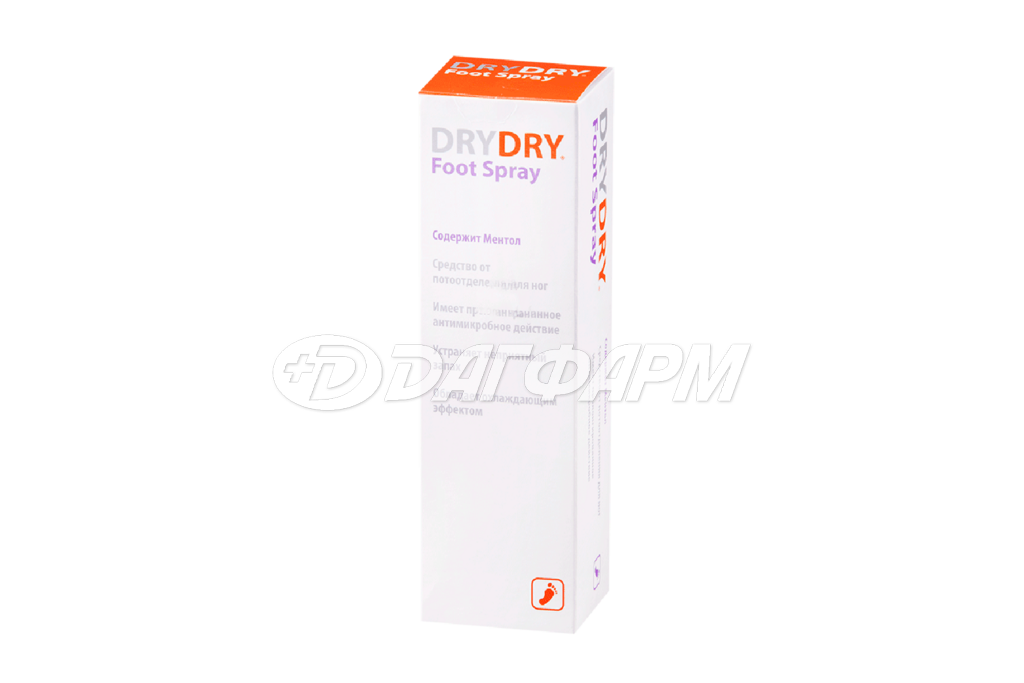 DRYDRY foot спрей средство от обильного потоотделения ног 100мл