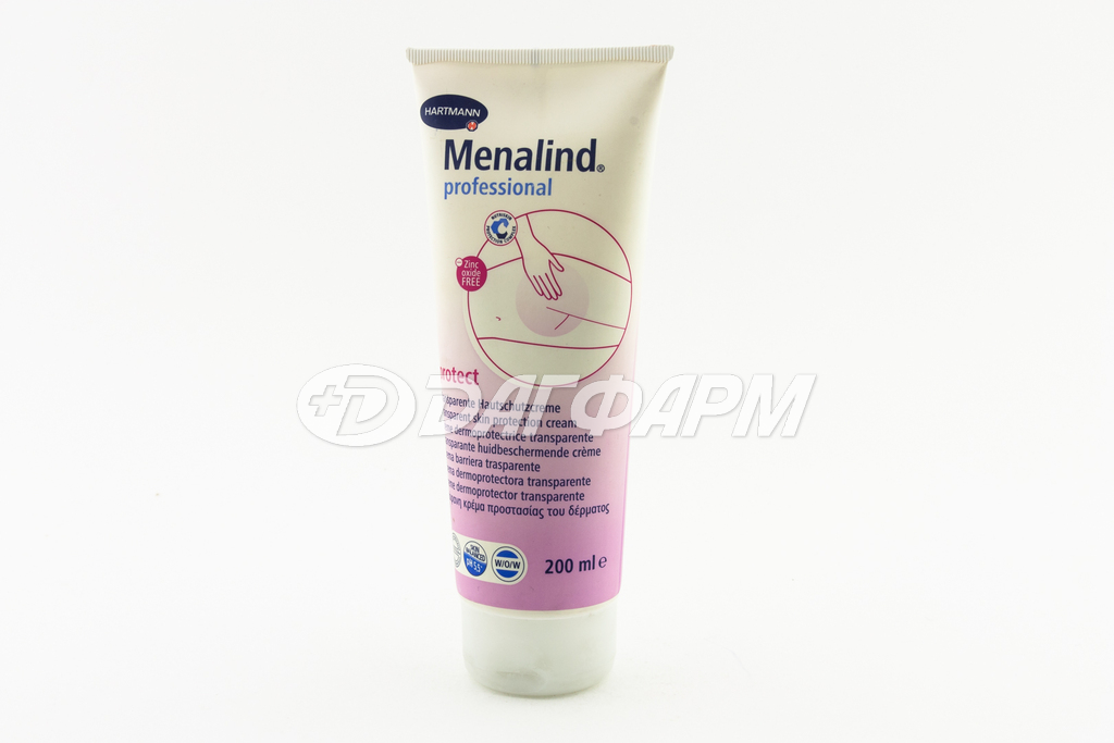 ХАРТМАНН Menalind professional / Меналинд профэшнл крем для тела защитный без оксида цинка 200мл