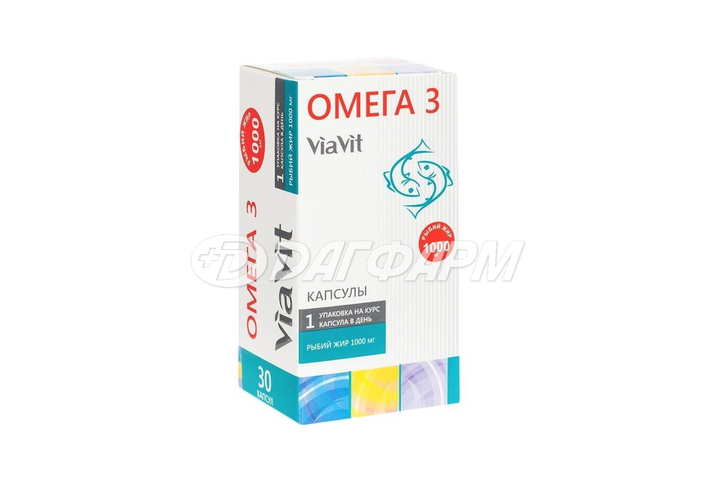 VIAVIT омега-3 капсулы для взрослых №30