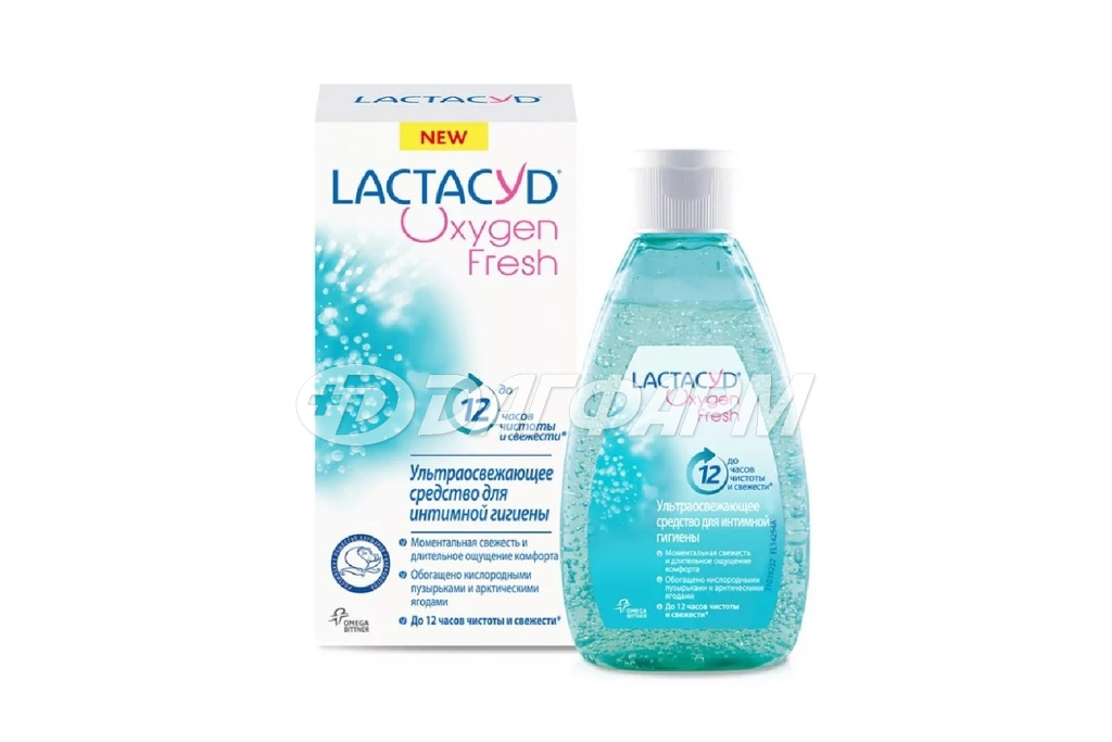 ЛАКТАЦИД  кислородная свежесть средство для интимной гигиены 200мл