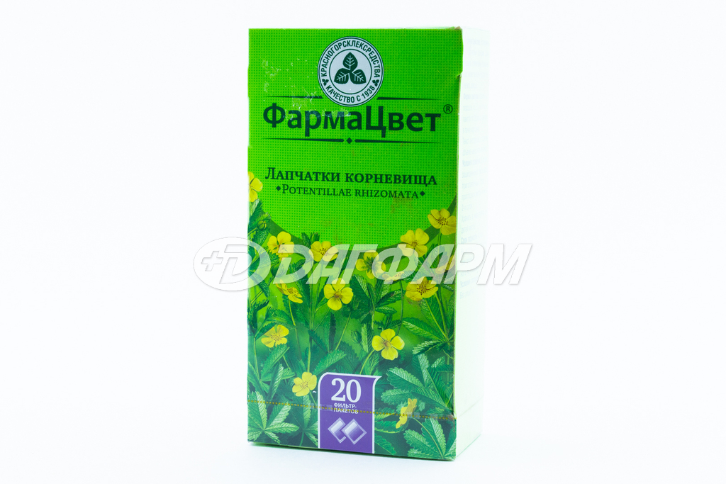 ЛАПЧАТКИ КОРЕНЕВИЩА фильтр-пакет 1,5г №20
