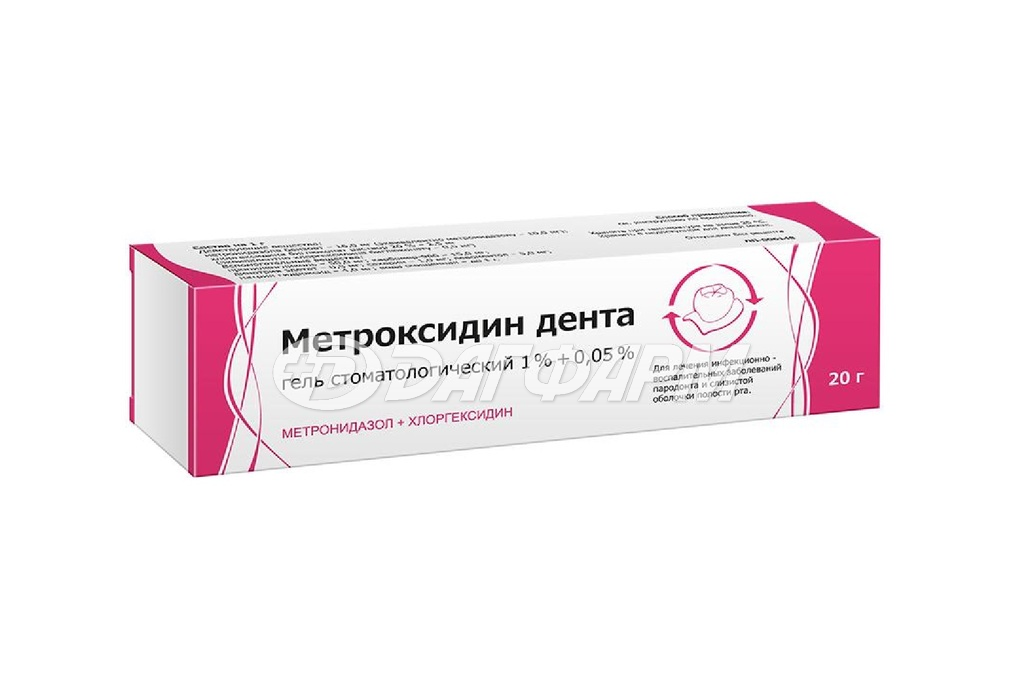 МЕТРОКСИДИН Дента гель стоматологический 20г