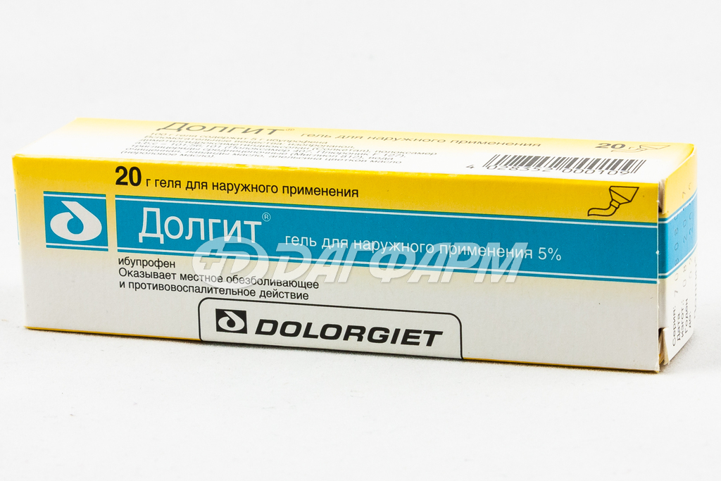 ДОЛГИТ гель 5% 20г