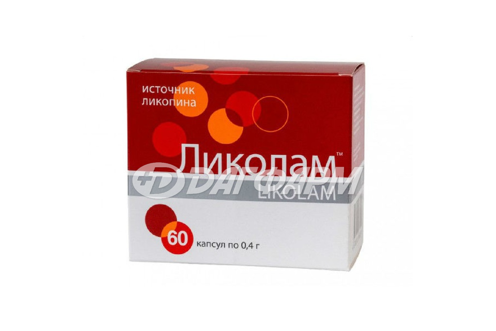 ЛИКОЛАМ капсулы 400мг №60