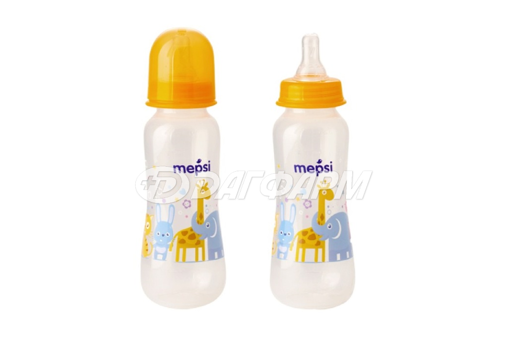 MEPSI бутылочка +соска силикон 250мл +0мес