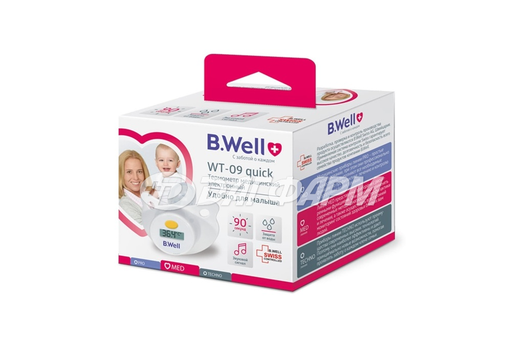 B.WELL ТЕРМОМЕТР WT-09 QUIK СОСКА
