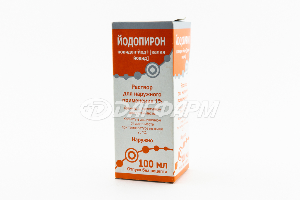 ЙОДОПИРОН р-р д/наружн. прим. спрей 1% 100мл