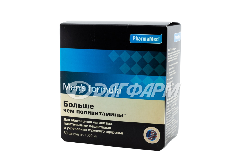 MAN'S FORMULA мен-с формула больше чем поливитамины капсулы №60