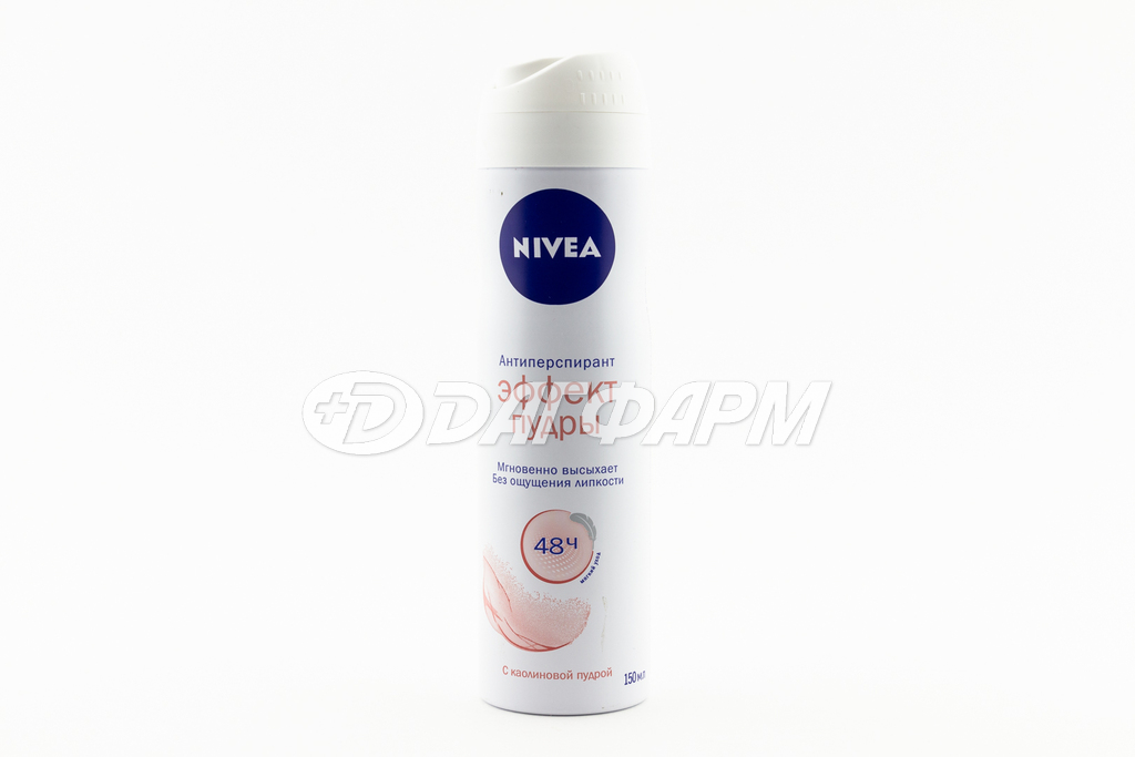 NIVEA  дезодорант-спрей д/жен. эффект пудры 150мл