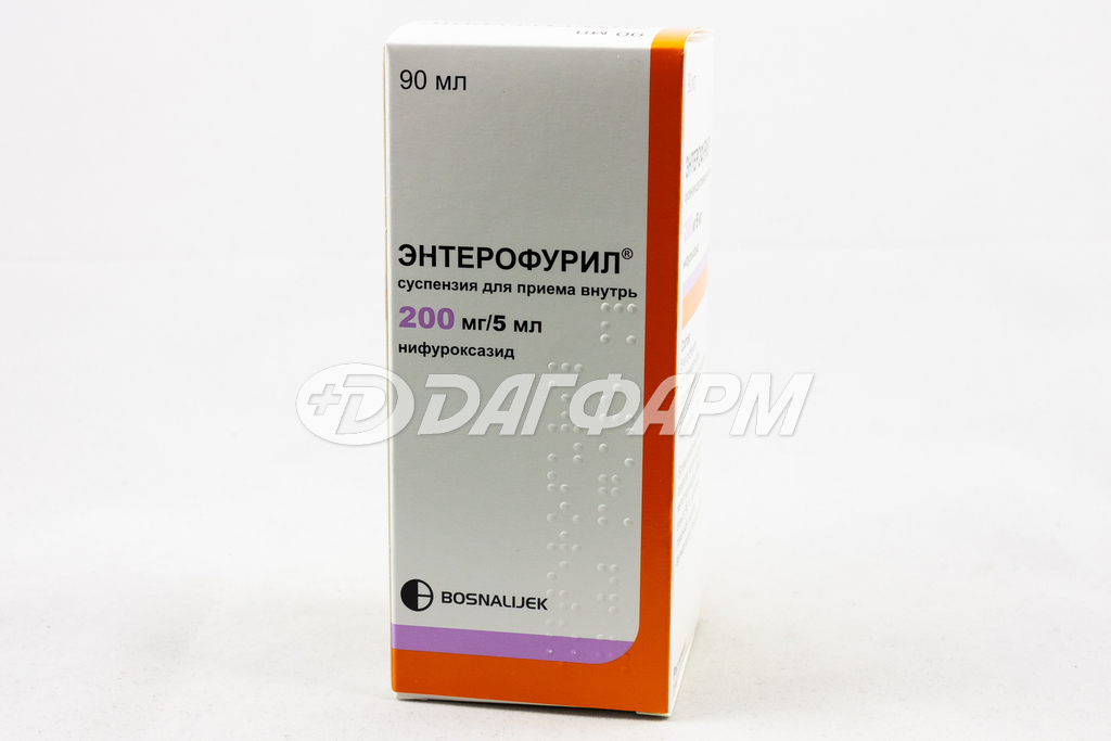 ЭНТЕРОФУРИЛ сусп. орал. 200мг/5мл 90мл