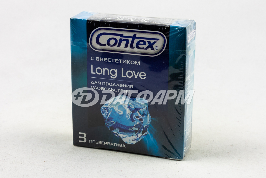 CONTEX презервативы LONG LOVE с анестетиком №3