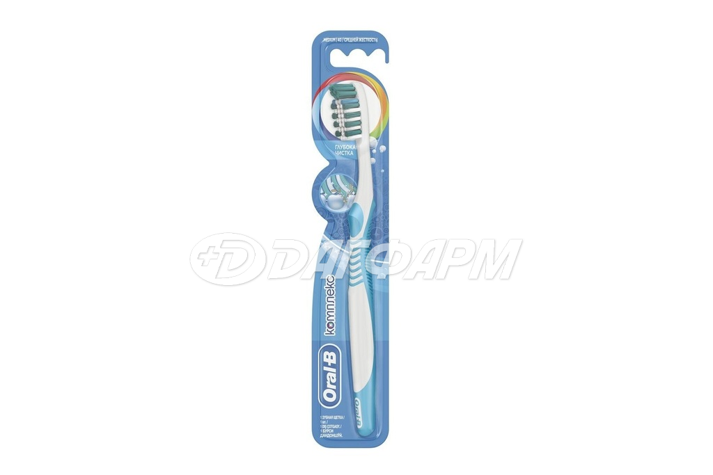 ORAL-B щетка зубная комплекс глубокая чистка средняя 40