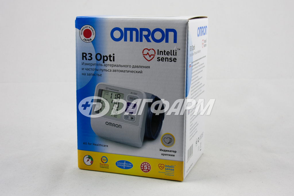 OMRON омрон тонометр автомат на запястье r3 опти (hem-6200-ru)