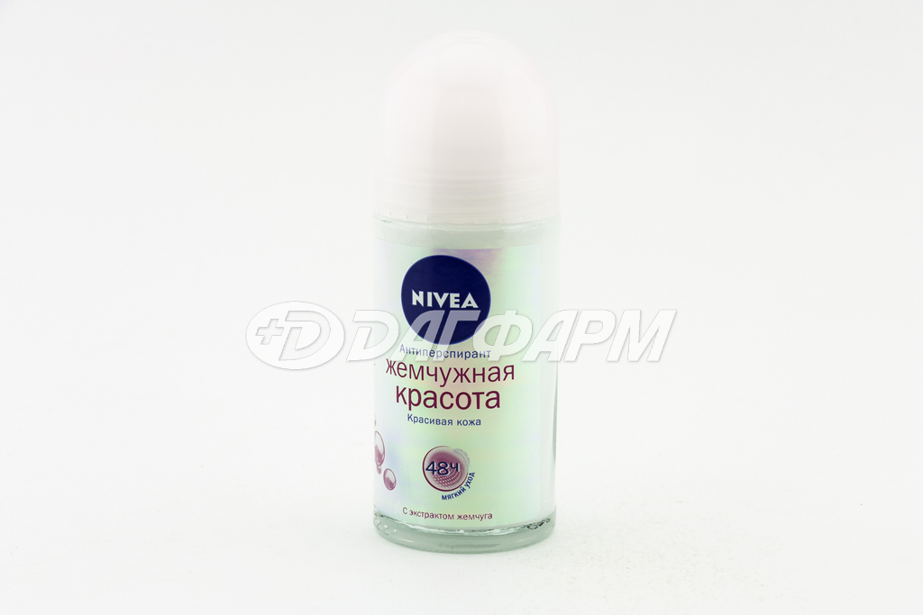 NIVEA дезодорант-ролик д/жен. жемчужная красота 50мл