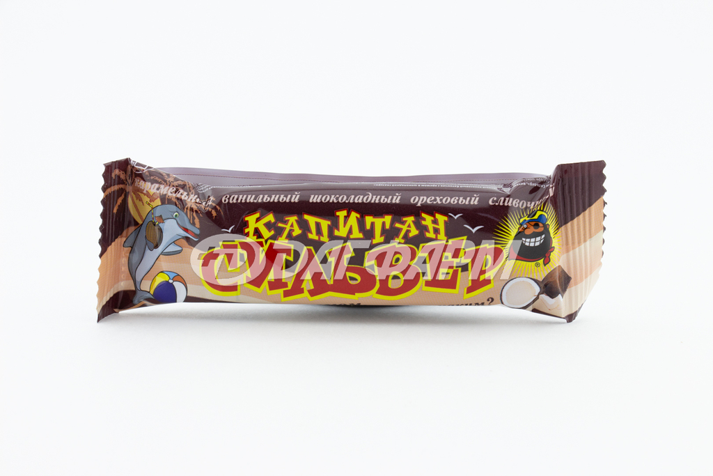 КАПИТАН СИЛЬВЕР  батончик кокос с кремом в шоколадной глазури 50г
