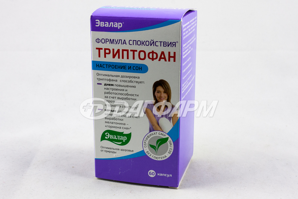 ФОРМУЛА СПОКОЙСТВИЯ ТРИПТОФАН капсулы №60