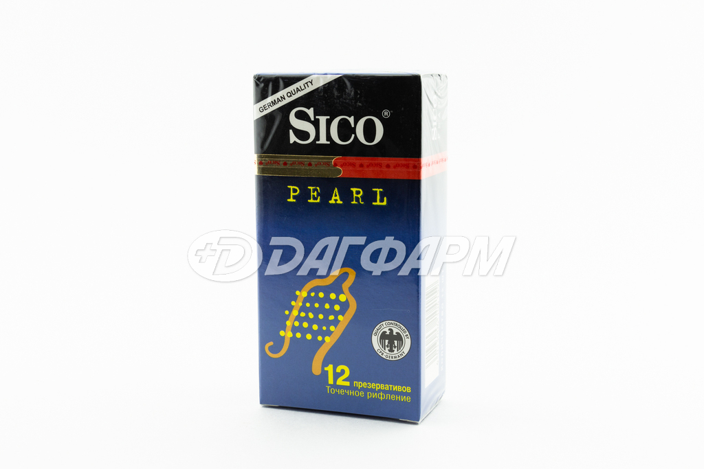 SICO презервативы pearl (точечное рифление) №12