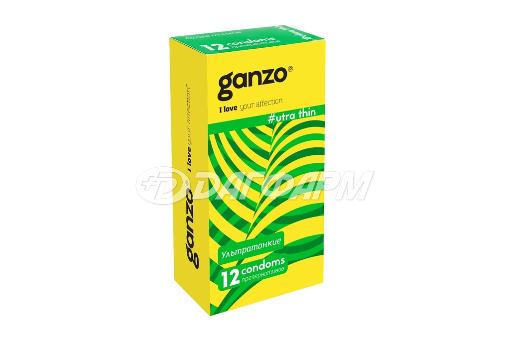 GANZO Ultra thin презервативы 12шт