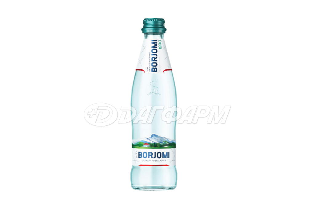 BORJOMI вода минеральная 0,33л ж/банка