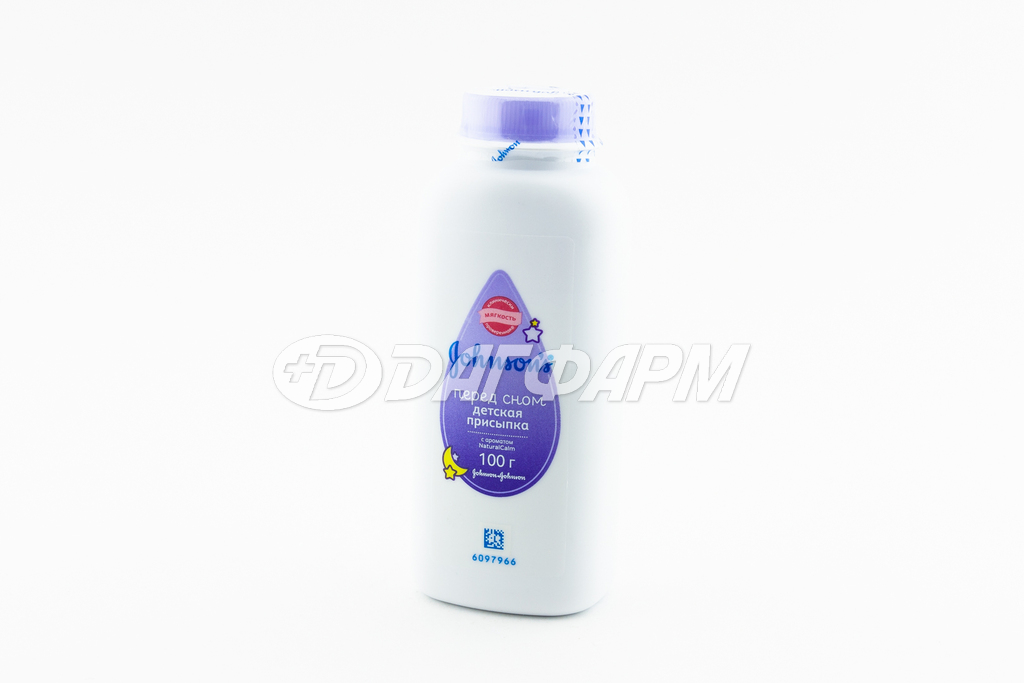 JOHNSONS BABY присыпка перед сном 100г