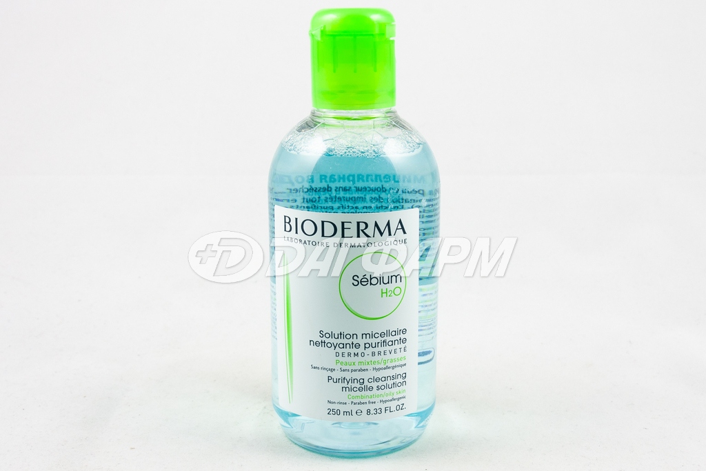 BIODERMA Себиум вода очищающая флакон 250мл