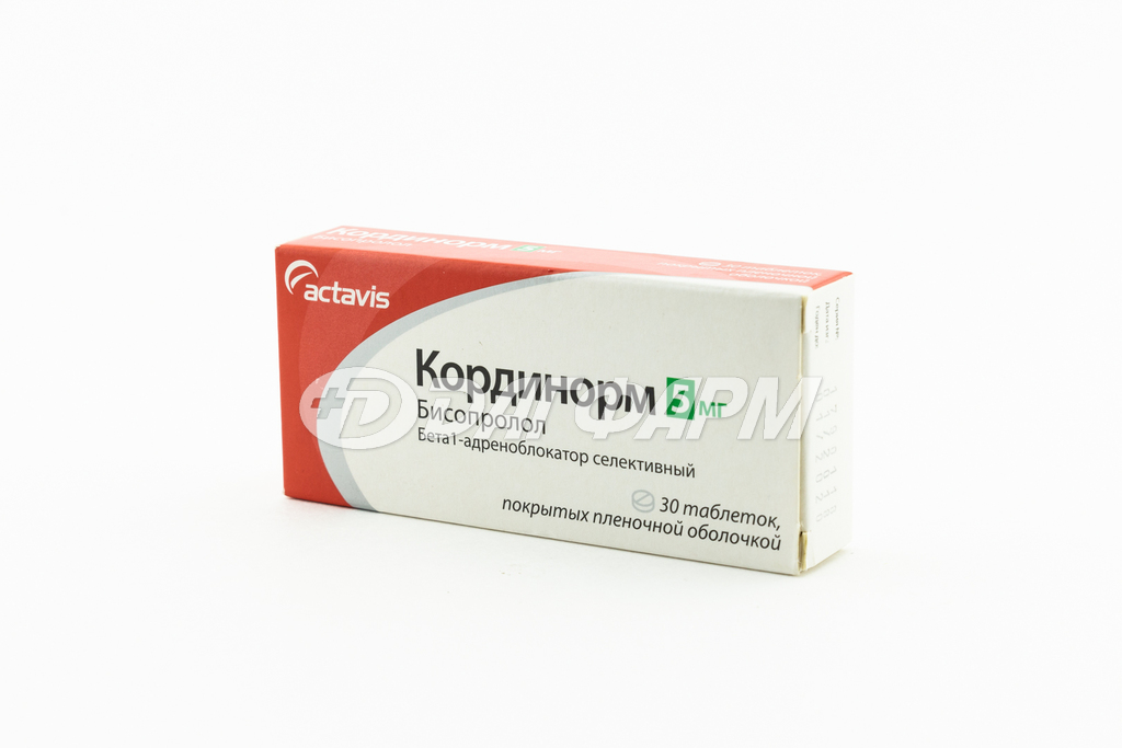 КОНДИНОРМ таблетки, покрытые пленочной оболочкой 5мг №30