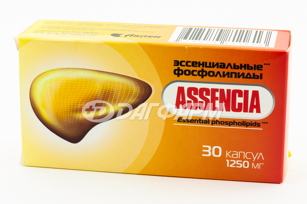 ЭССЕНЦИАЛЬНЫЕ ФОСФОЛИПИДЫ капсулы 1250мг №30 аклен
