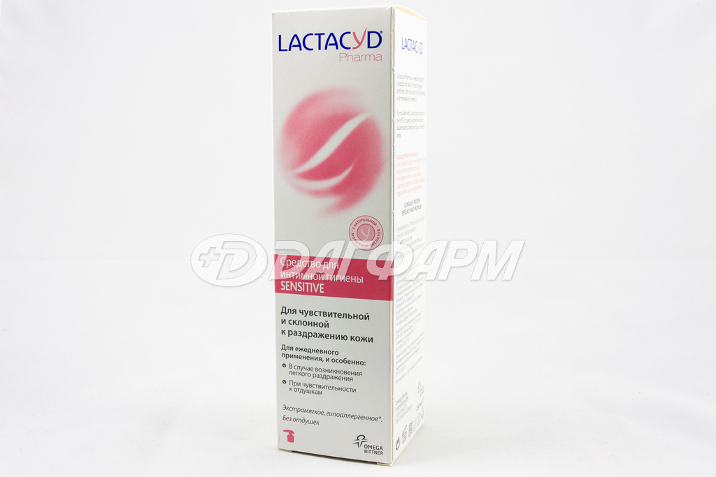 LACTACYD PHARMA средство д/интимной гигиены д/чувствит.кожи 250мл