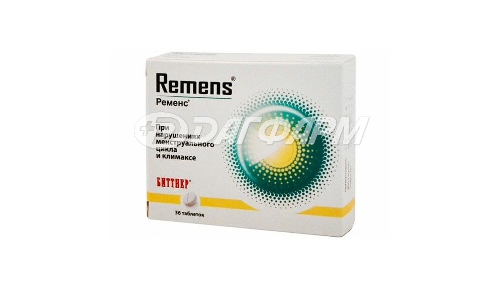 РЕМЕНС таблетки подъязычные гомеопатические №36