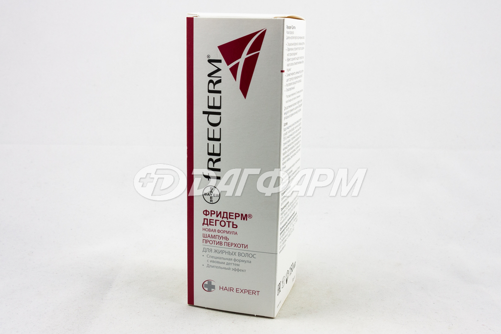 FREEDERM шампунь деготь 150мл