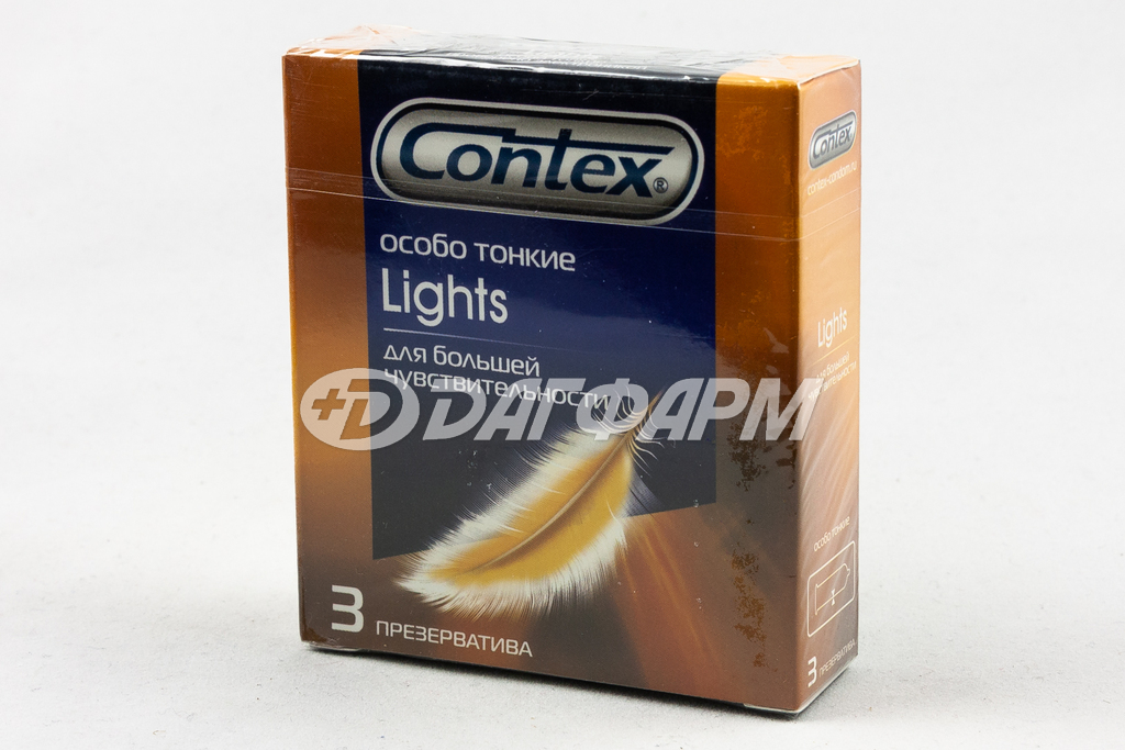 CONTEX презервативы LIGHTS особо тонкие №3