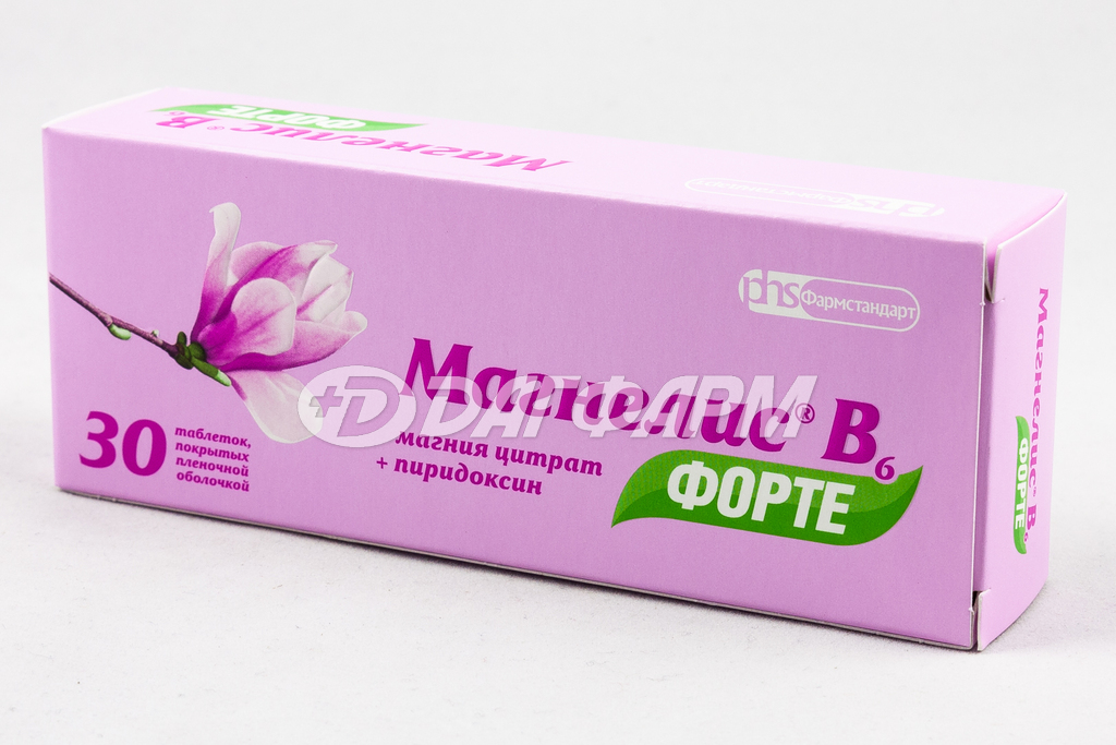 МАГНЕЛИС B6 ФОРТЕ таблетки покрытые пленочной оболочкой №30