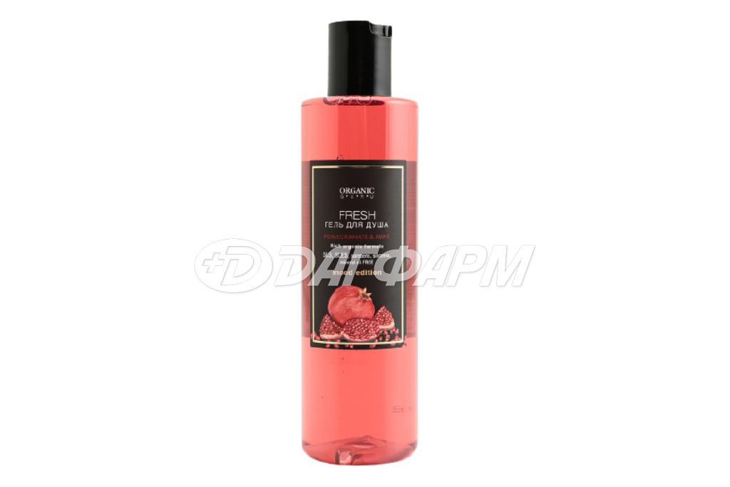 Organic Guru гель для душа (гранат и мята) 250мл