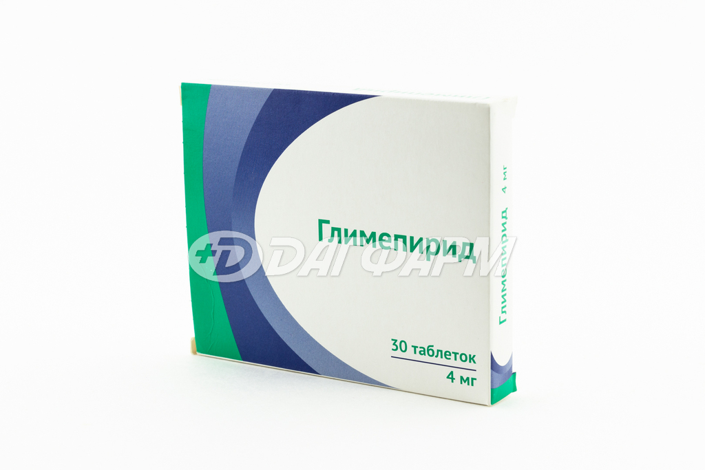 ГЛИМЕПИРИД таблетки 4мг №30