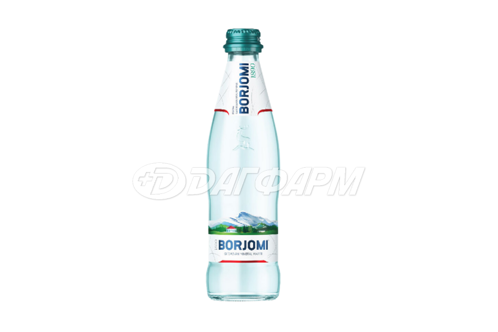 BORJOMI вода минеральная  0,33л ж/банка