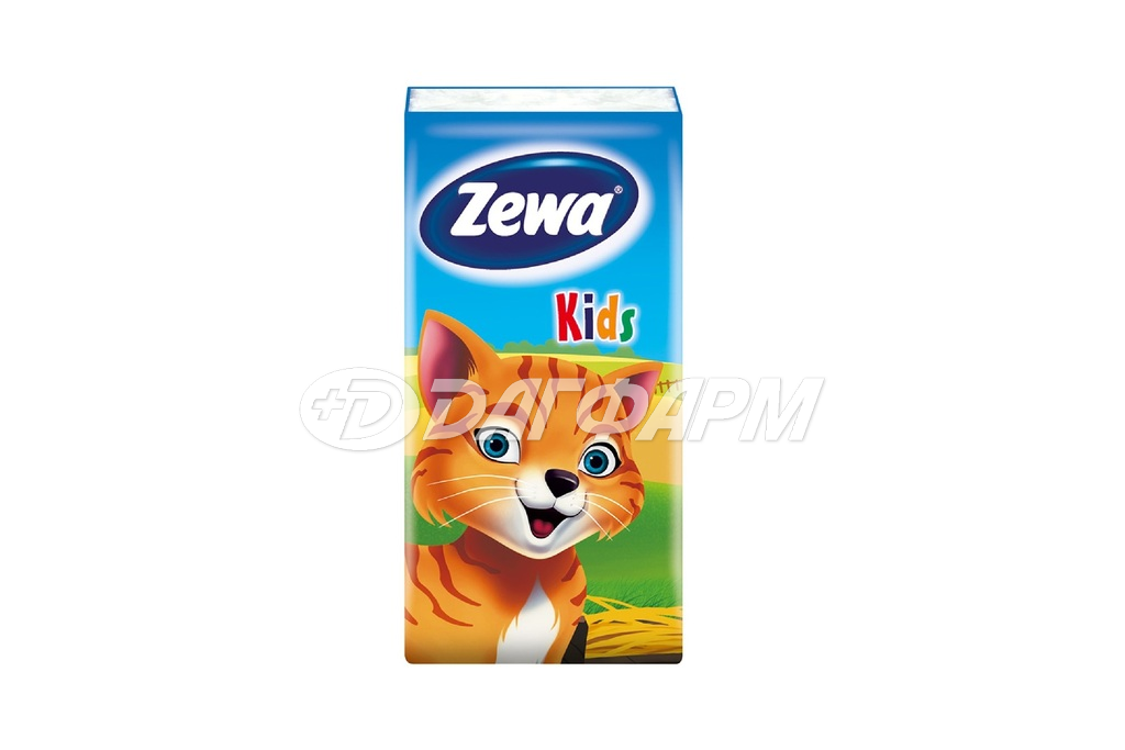 ZEWA KIDS платки носовые детские №10х10