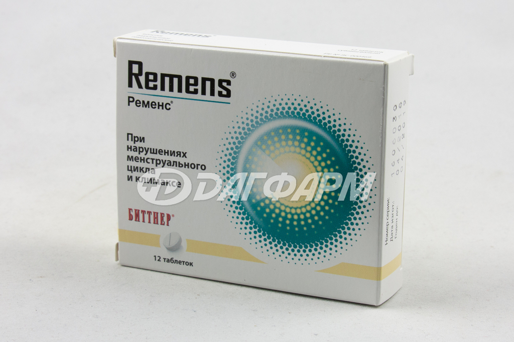 РЕМЕНС таблетки подъязычные гомеопатические №12