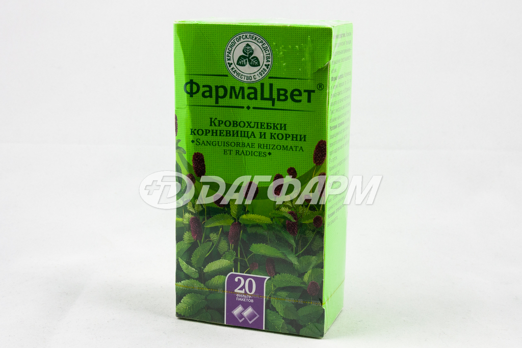 КРОВОХЛЁБКИ КОРНЕВИЩА И КОРНИ 1,5г фильтр-пакет №20