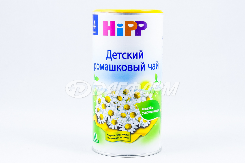 ХИПП чай детский РОМАШКА с 4 месяцев банка 200г