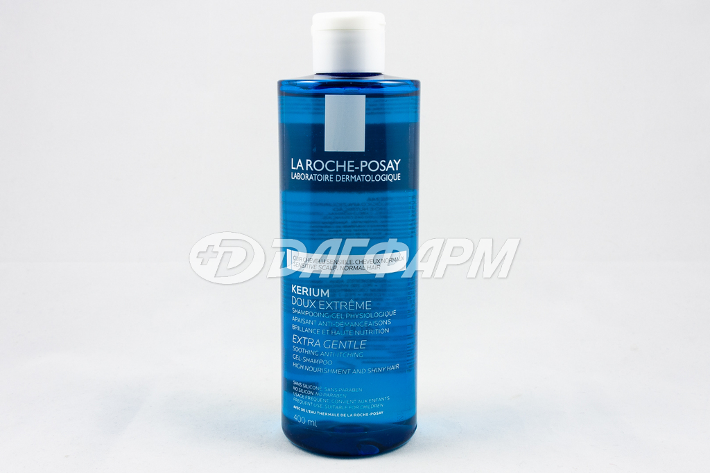 LA ROCHE-POSAY кериум шампунь-гель мягкий физиологический 400мл м7812800
