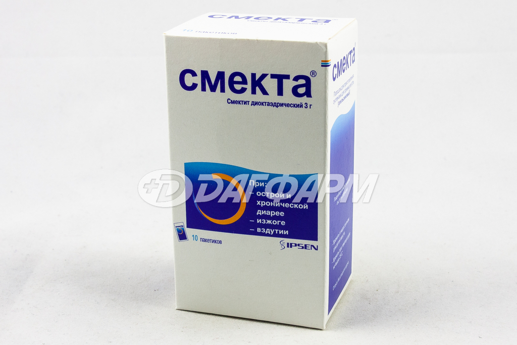 СМЕКТА порошок для приготовления суспензии для приема внутрь пакет 3г №10 апельсин